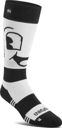  Męskie Skarpety snowboardowe ThirtyTwo Spring Break white/black 2024